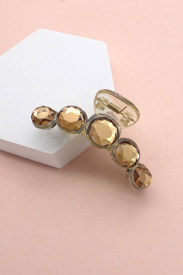 CRYSTAL RHINESTONE HAIR CLAW CLIPS