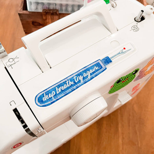 Seam Ripper Vinyl Stickers, Funny Sewing Quilt Sticker