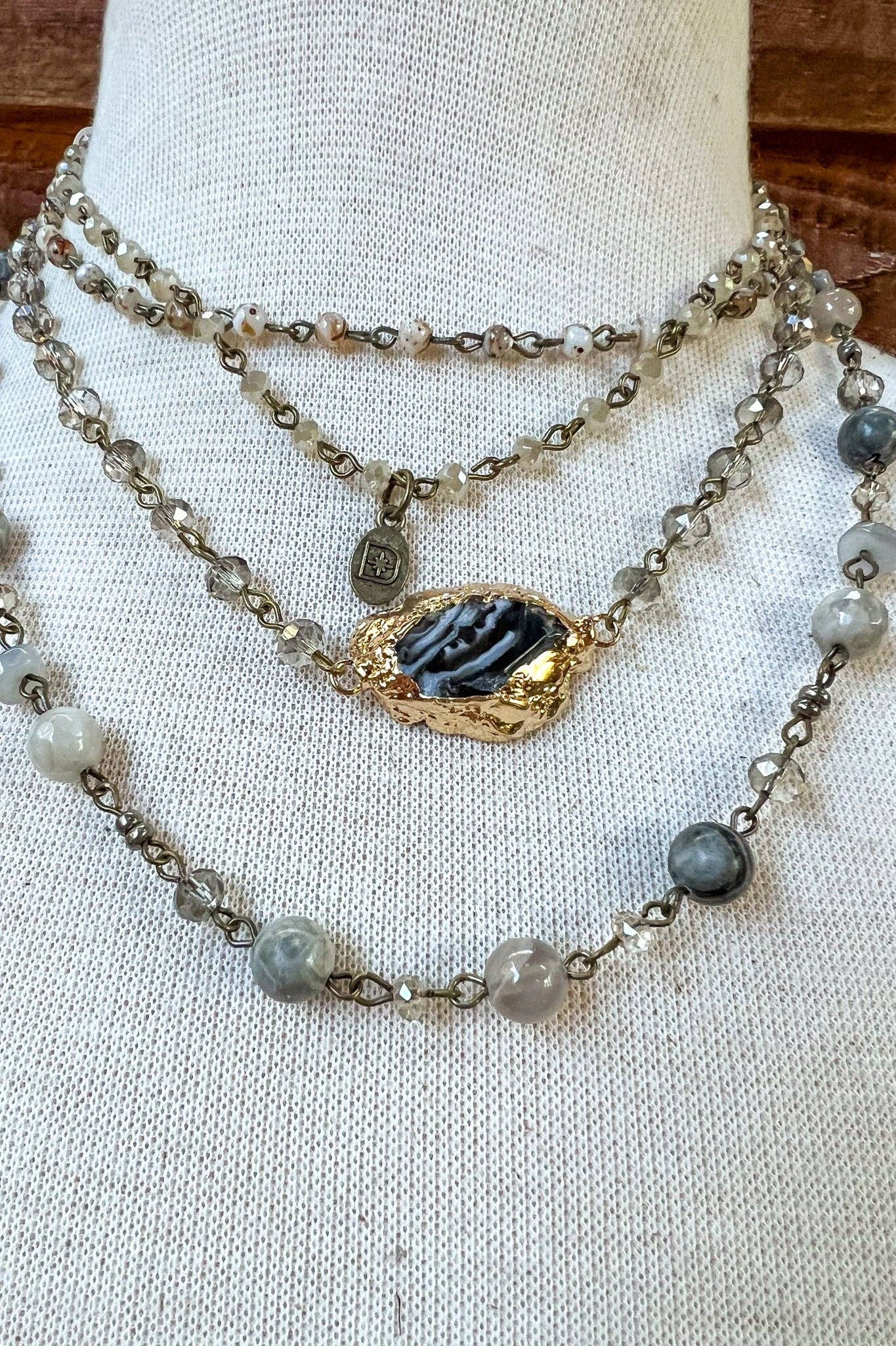 Florence Necklace Grey