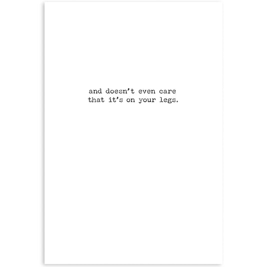 Need A Man Greeting Card