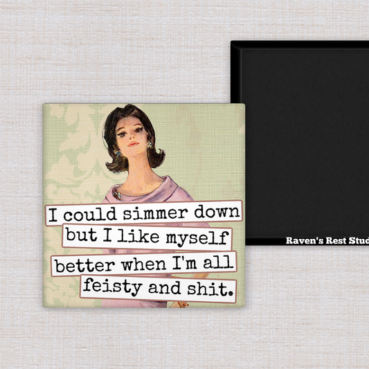 Magnet. I Could Simmer Down but I Like Myself Better When..