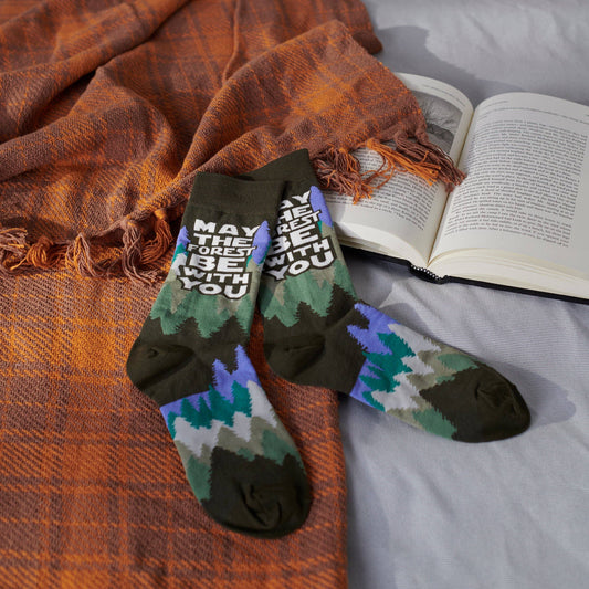 May The Forest Be With You Socks