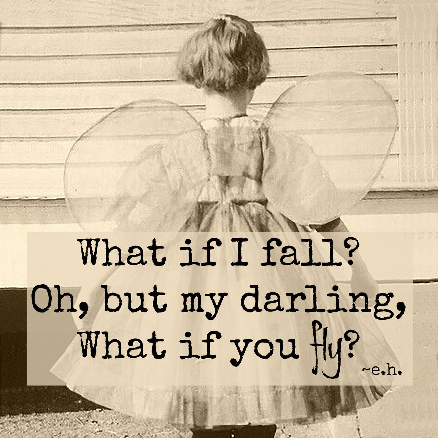 Fridge Magnet. What If I Fall? Oh, But My Darling...