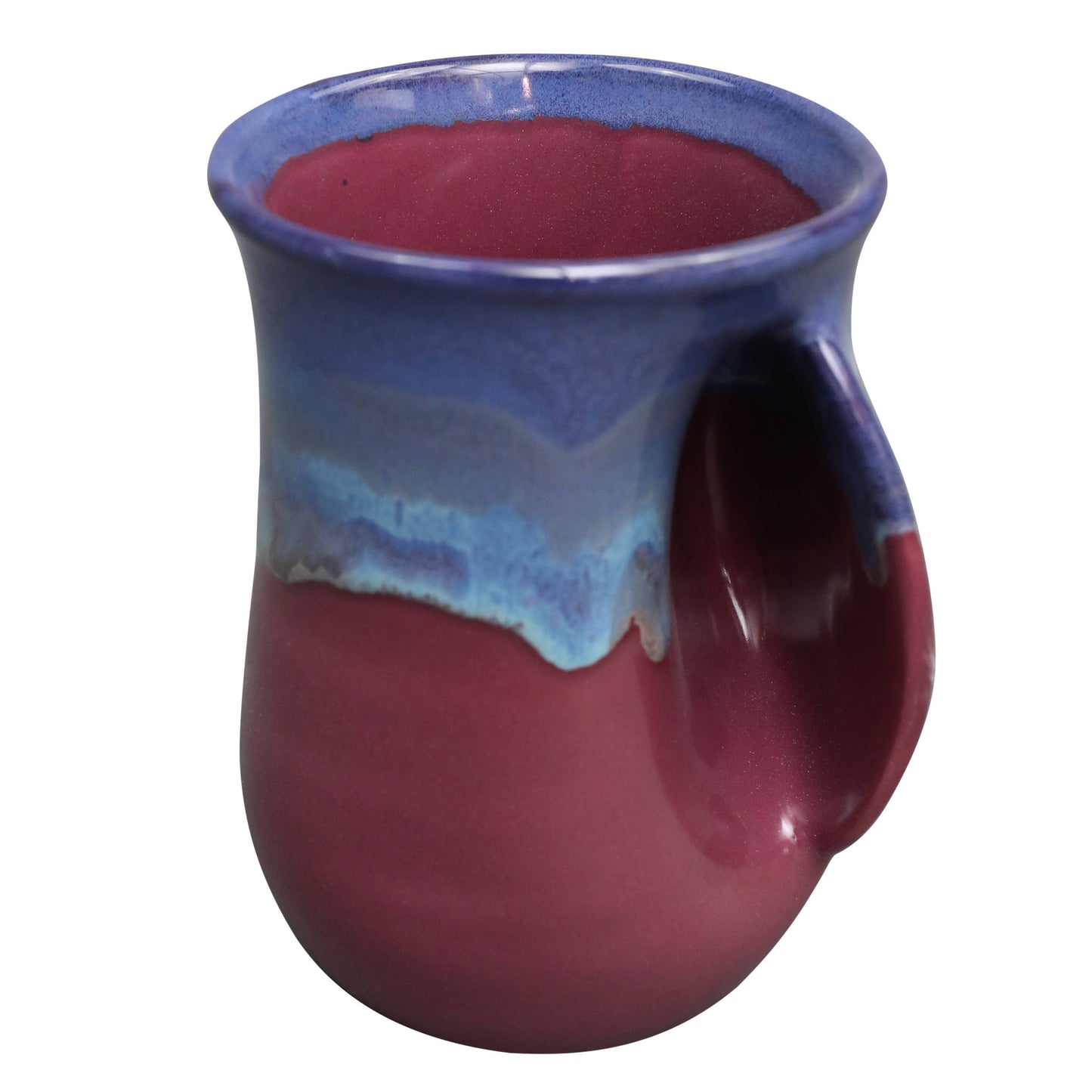 The Original Handwarmer Mug: Purple Passion / Right Hand