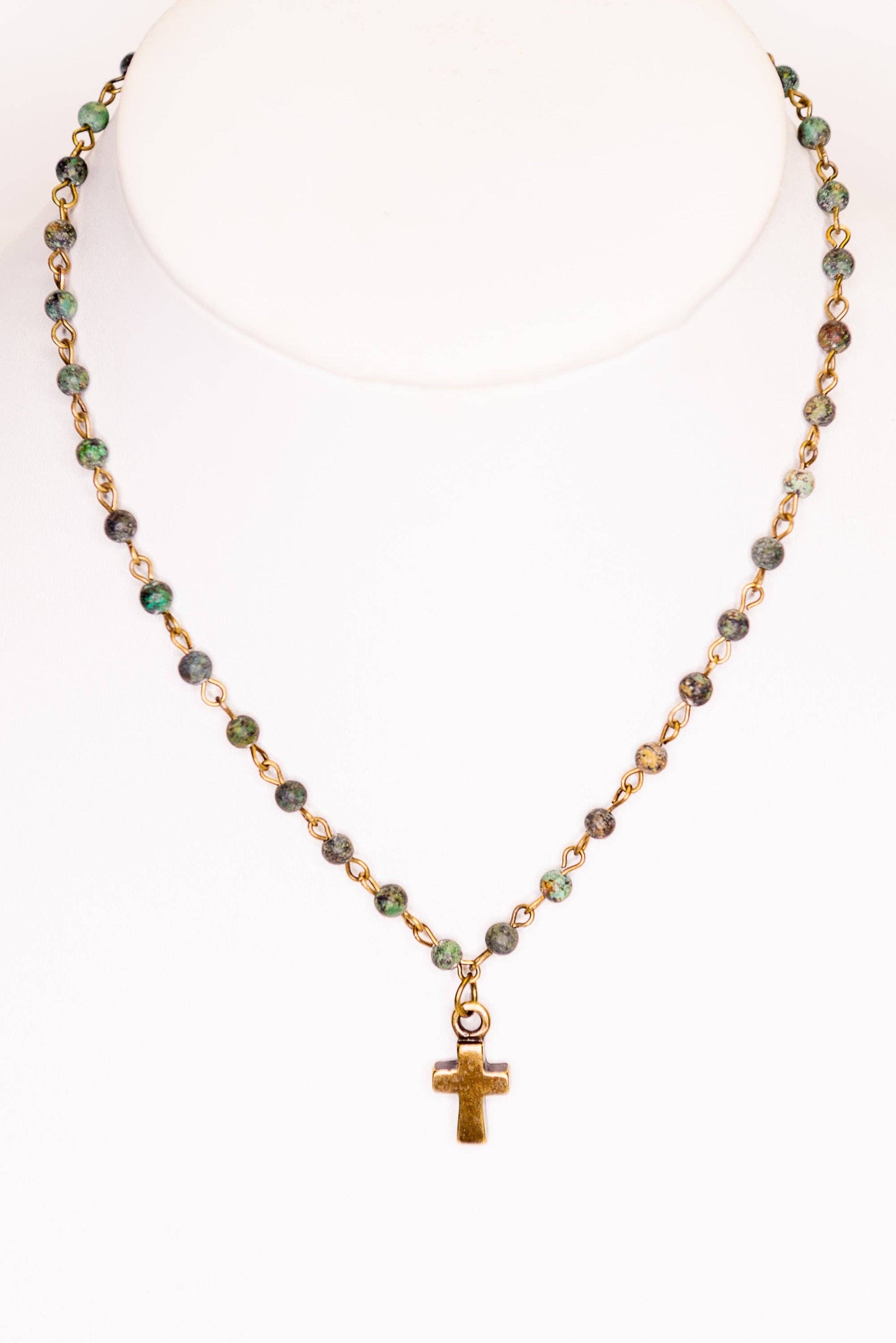 Phoebe Necklace in African Turquoise