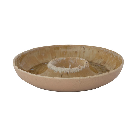 Stoneware Chip & Dip