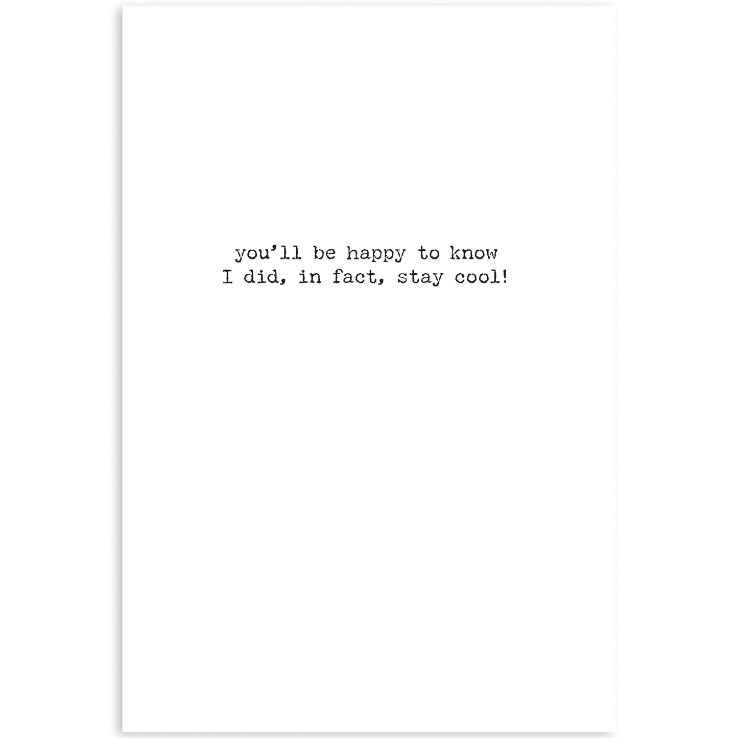 Yearbook Greeting Card