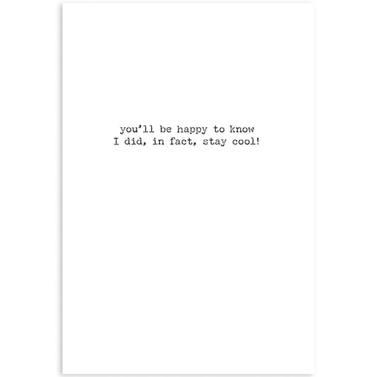 Yearbook Greeting Card