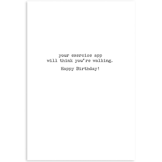 Eat Cake Greeting Card