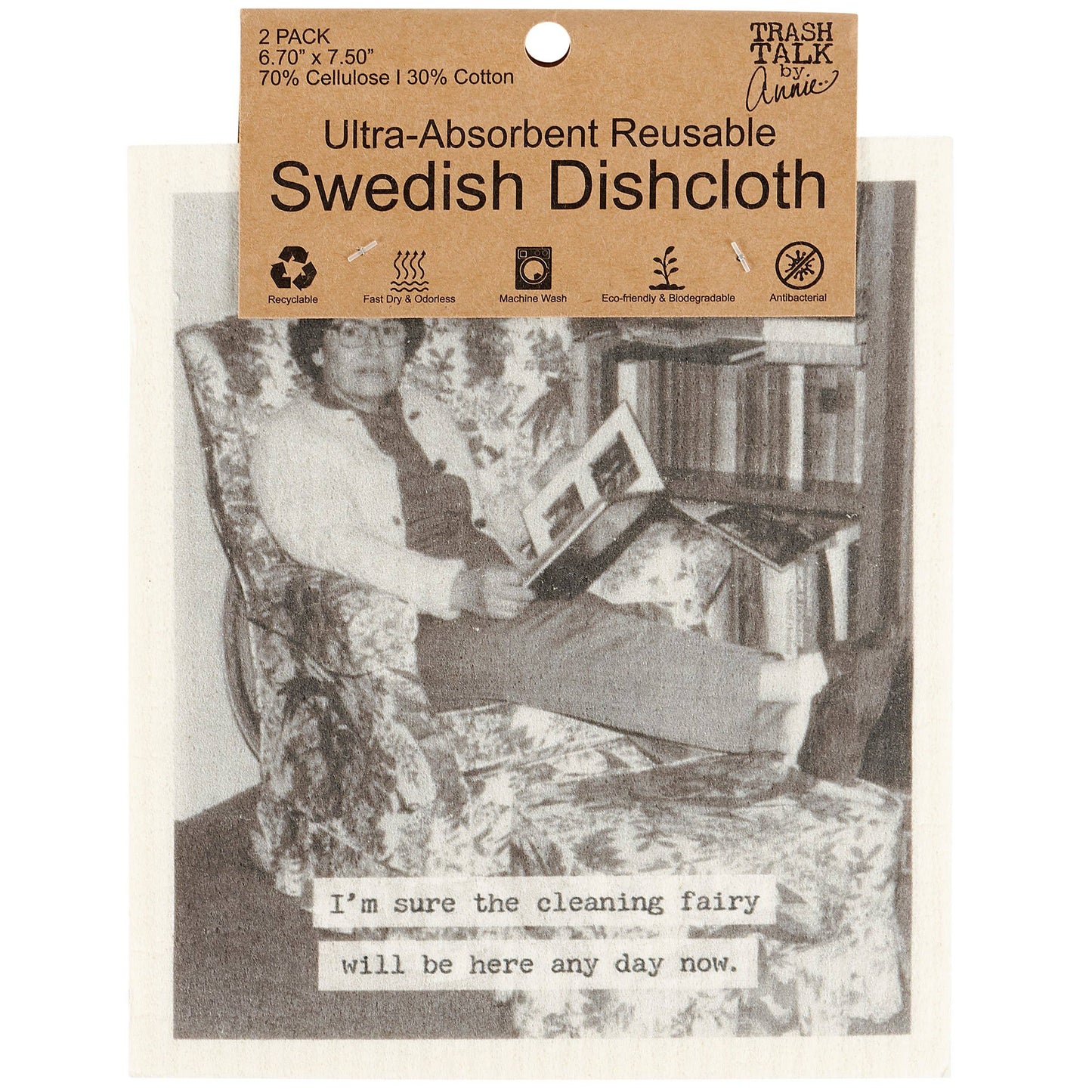 Cleaning Fairy Swedish Dishcloth Set