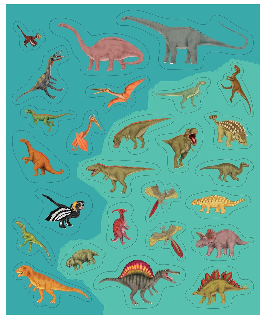 Dinosaur Facts and Activity Book with Stickers for Kids