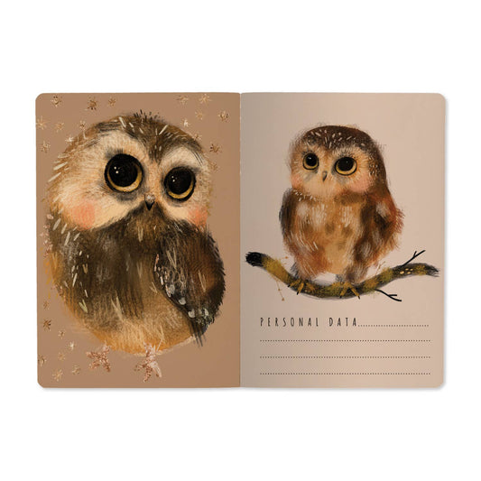 A5 Notebook - Owlets
