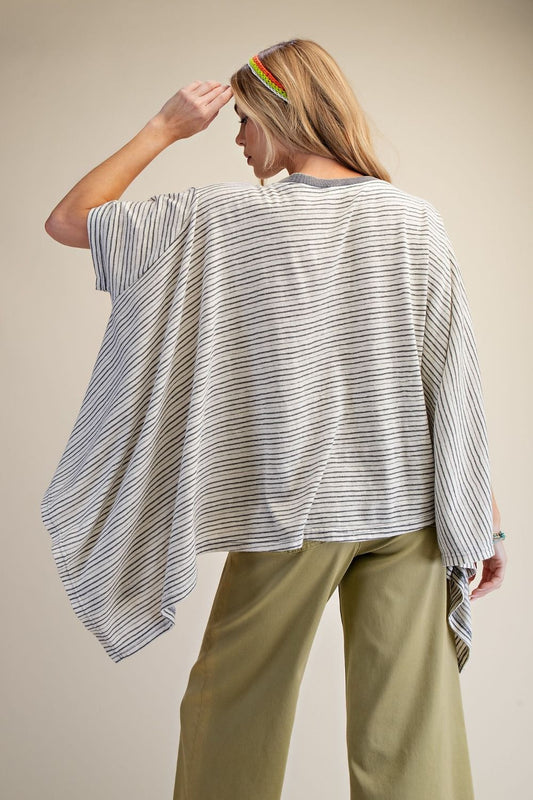 Love Patch Striped Top