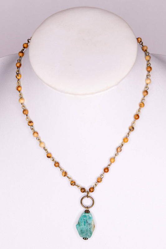 Courtney Necklace in Jasper