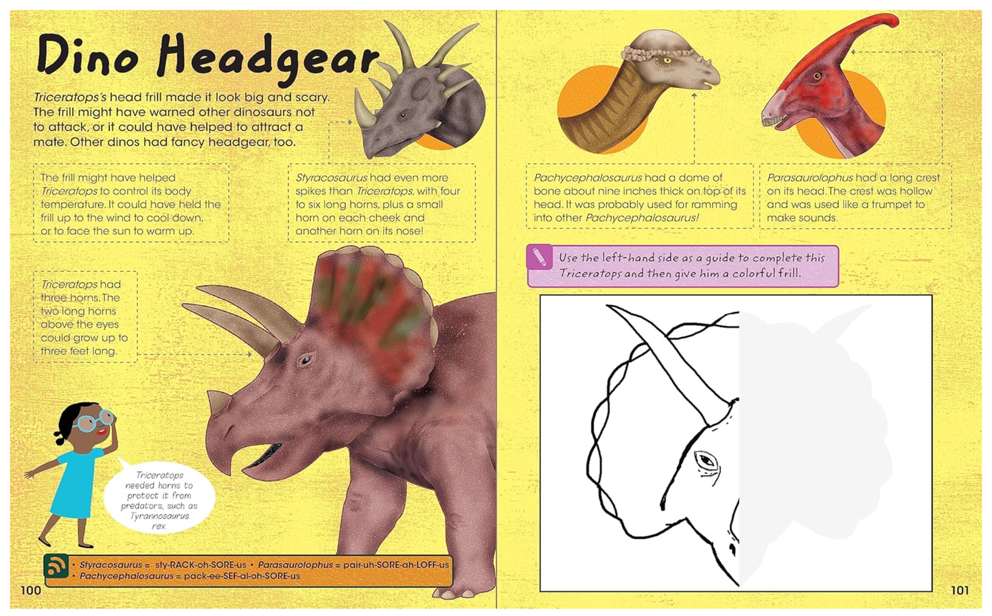 Dinosaur Facts and Activity Book with Stickers for Kids