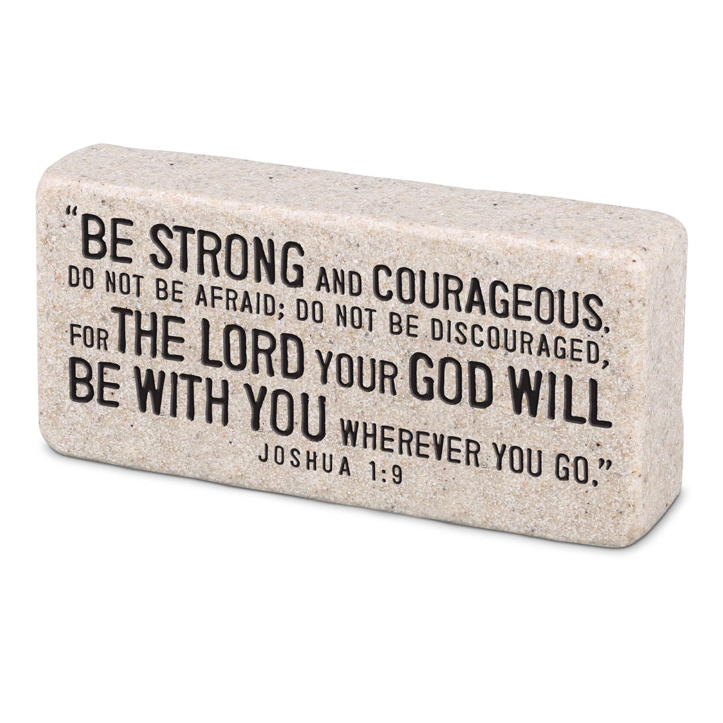 LCP Scripture Block Strong And Courageous