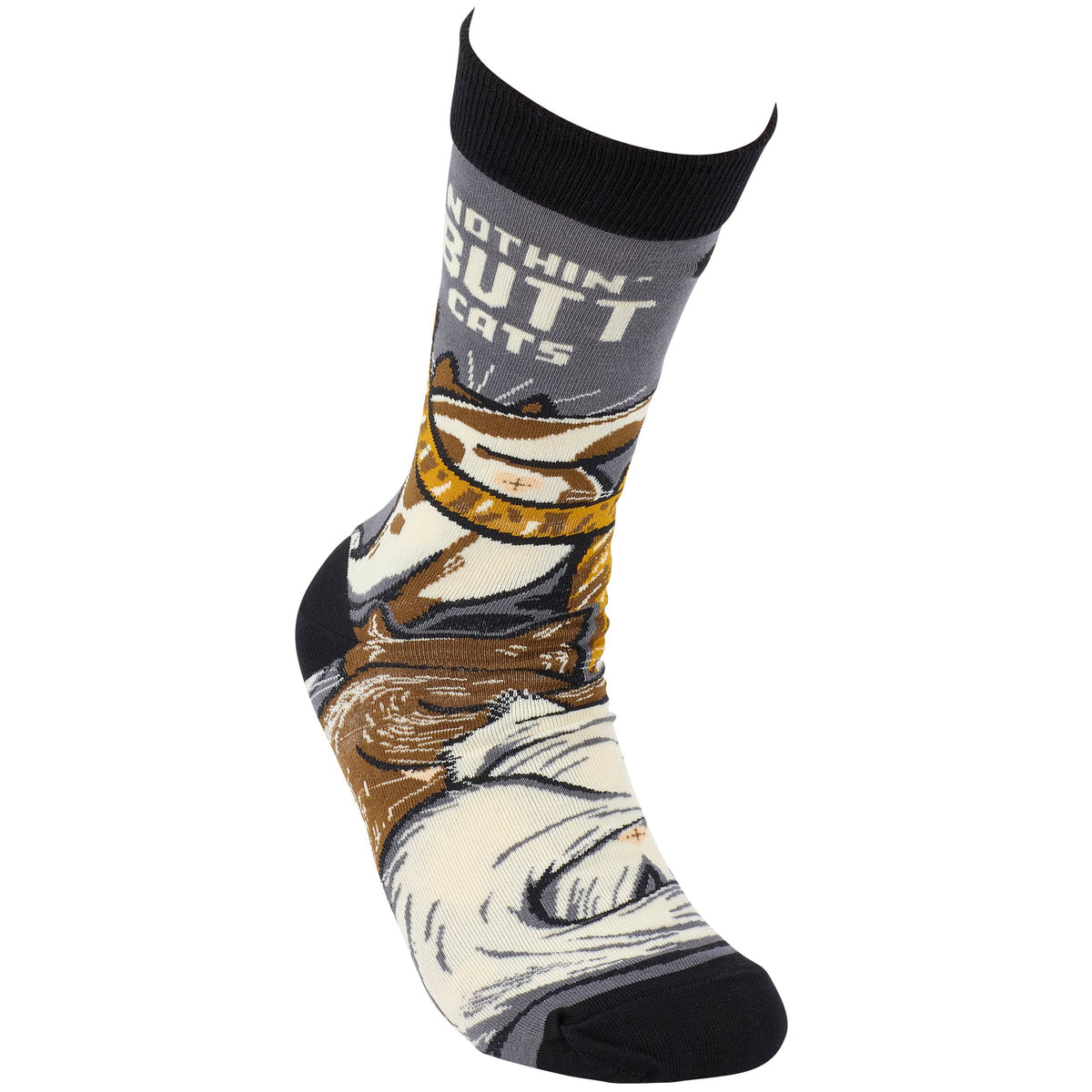 Nothin' Butt Cats Socks