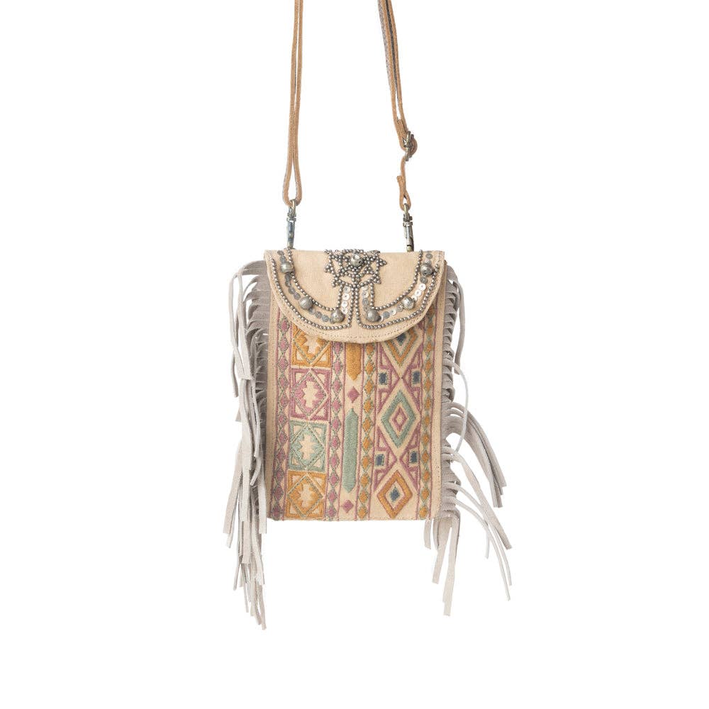 Myra Vintage Song Crossbody Bag in Sahara Clay: Sahara Clay