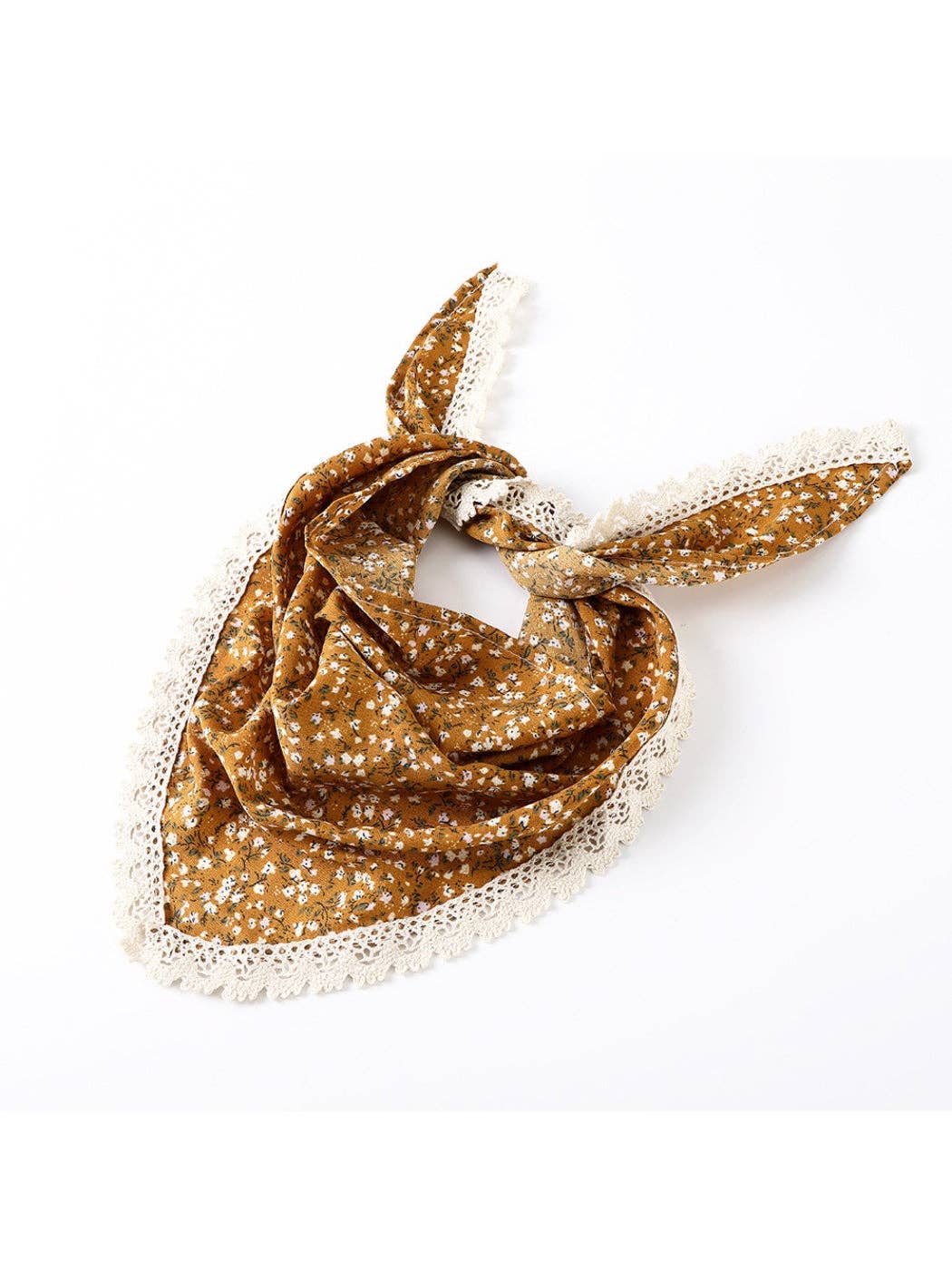 Scarvii - Vintage Floral Headband: Yellow