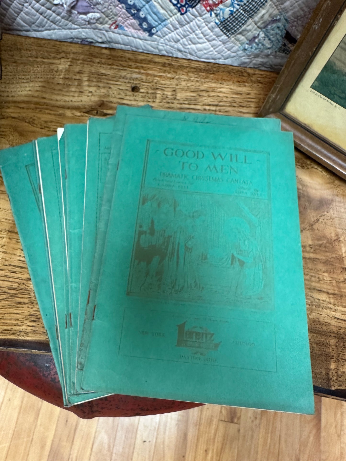 Good will to Men Sheet music bundle