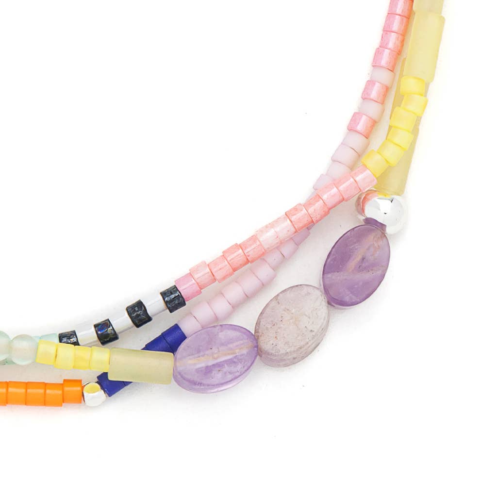 Bracelet - Protection/Amethyst/Silver