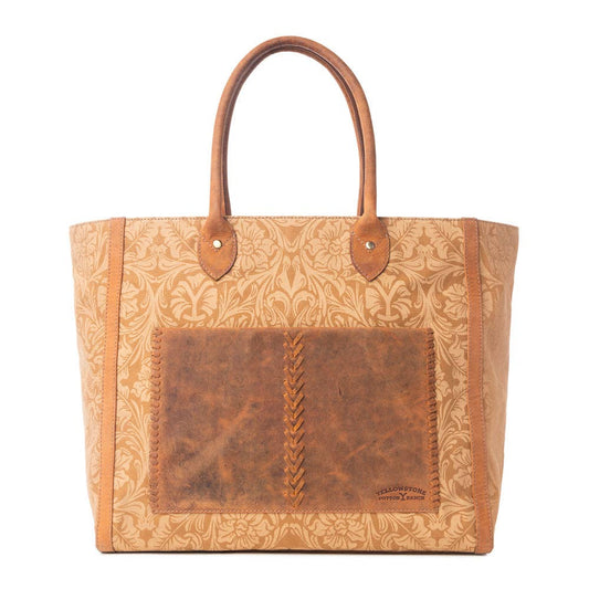 Yellowstone Chief Weekender Bag with Pockets in Amber: Amber
