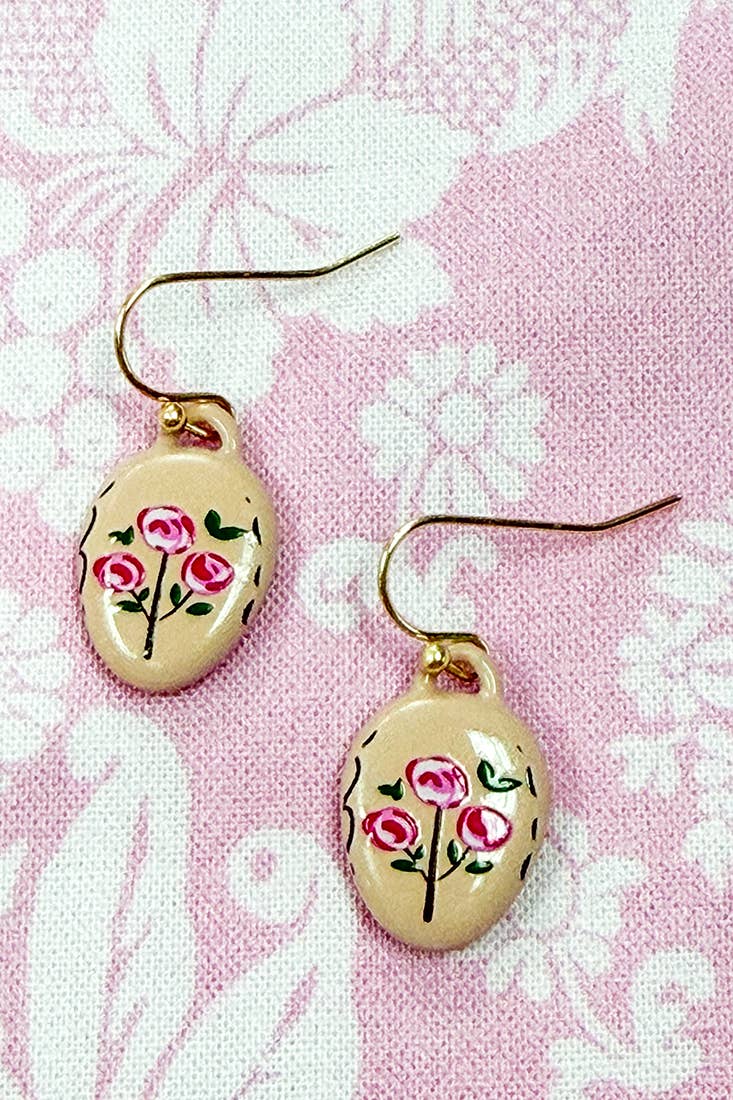 Pink Bouquet Earring