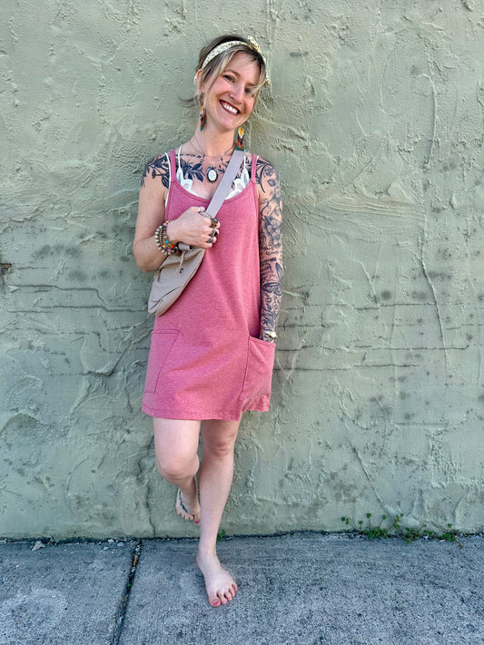 Mini Dress With Built-in Romper Liner