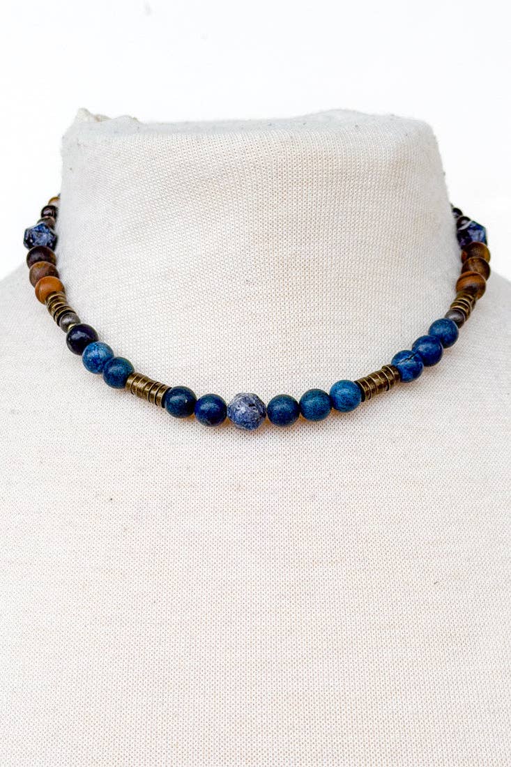 Necklace Addie- Blue