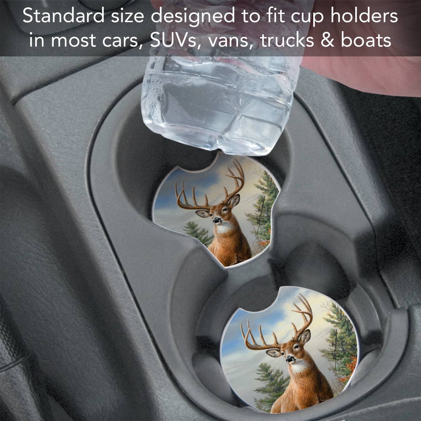 Morning Light Stone Car Coaster