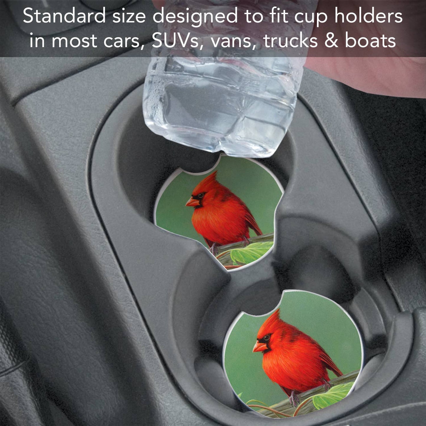 Railbirds Absorbent Stone Car Coaster-