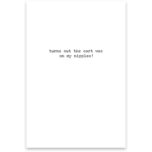 Chest Pains Greeting Card