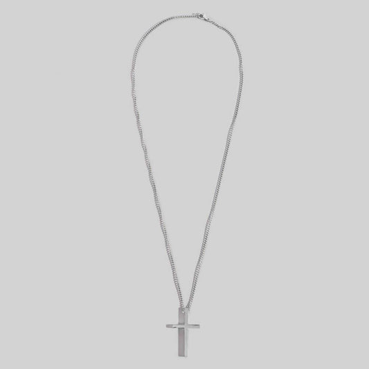 Stainless Steel Cross Pendant Necklace: NX