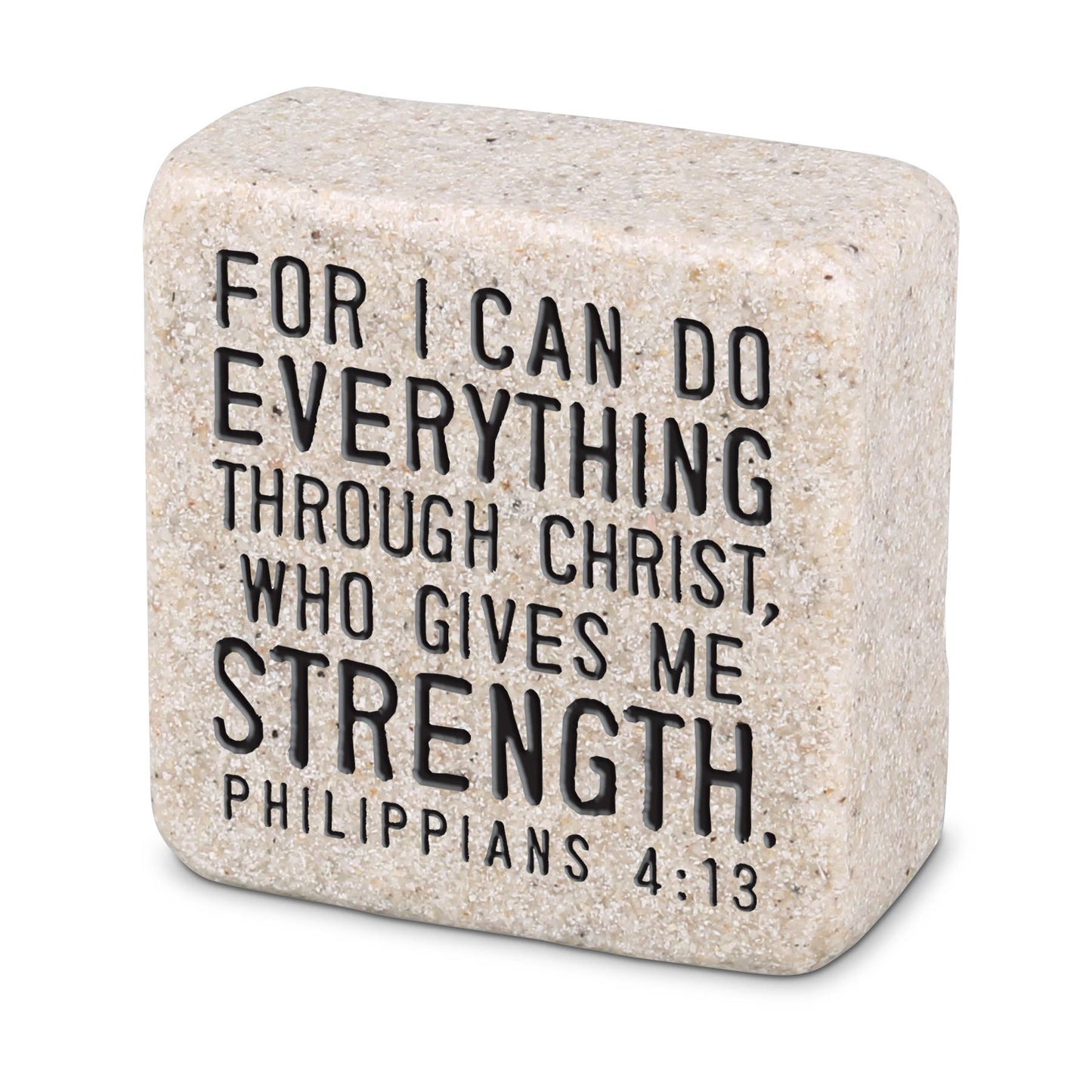 LCP Everything Through Christ Scripture Stone
