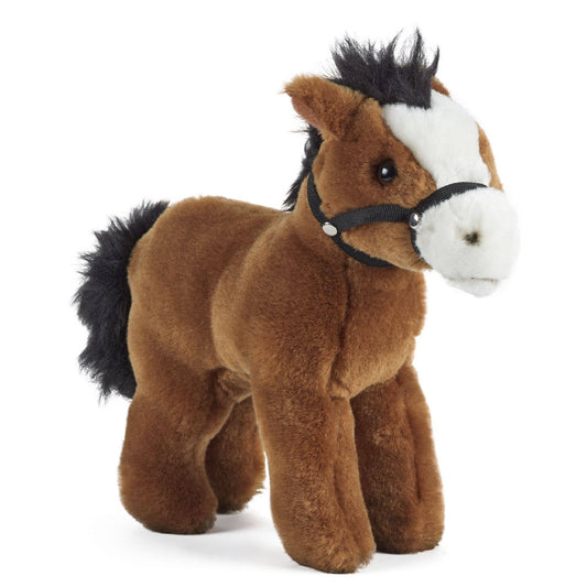 Living Nature Horse With Bridle Plush Stuffed Animal Toy