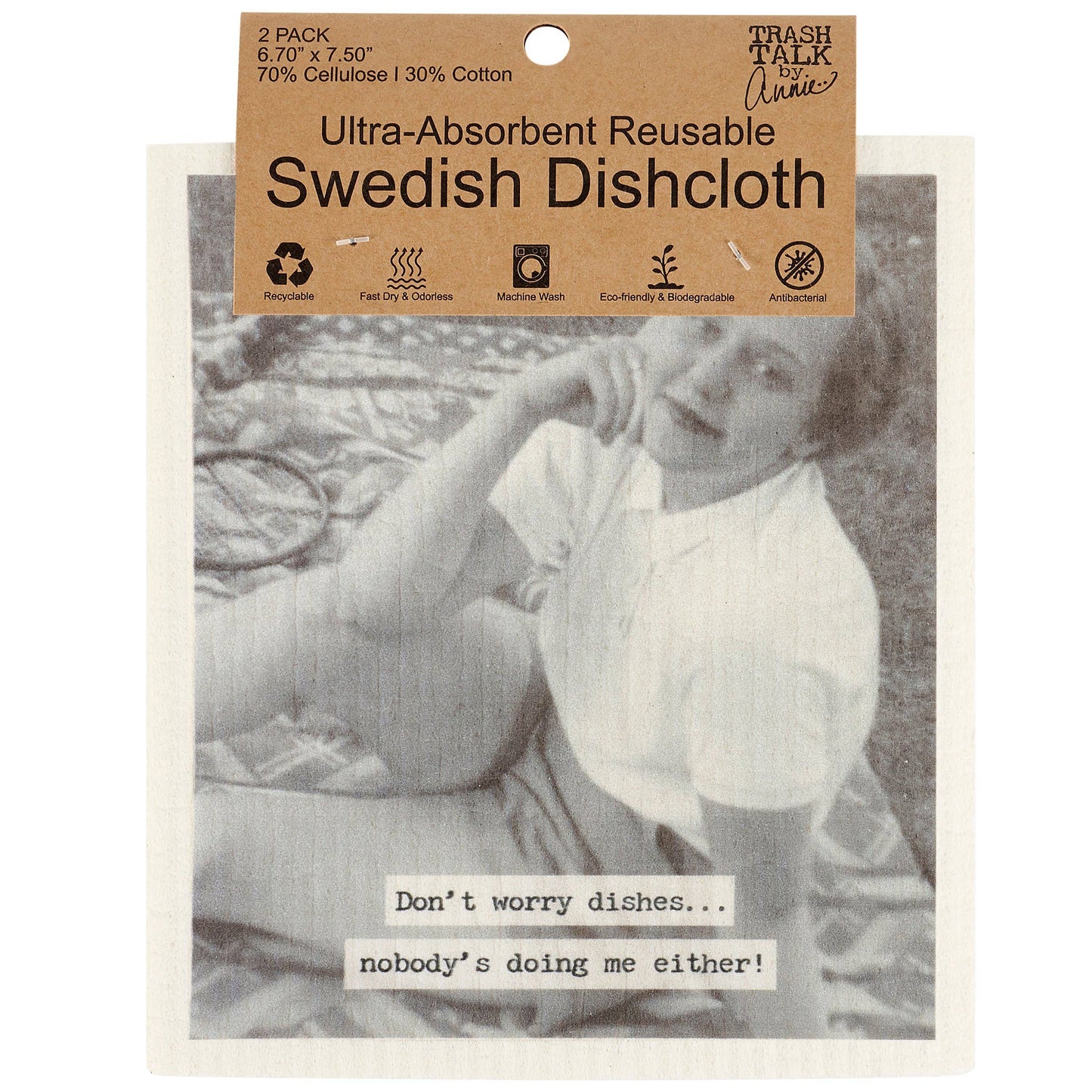 Don't Worry Dishes Swedish Cloth Set