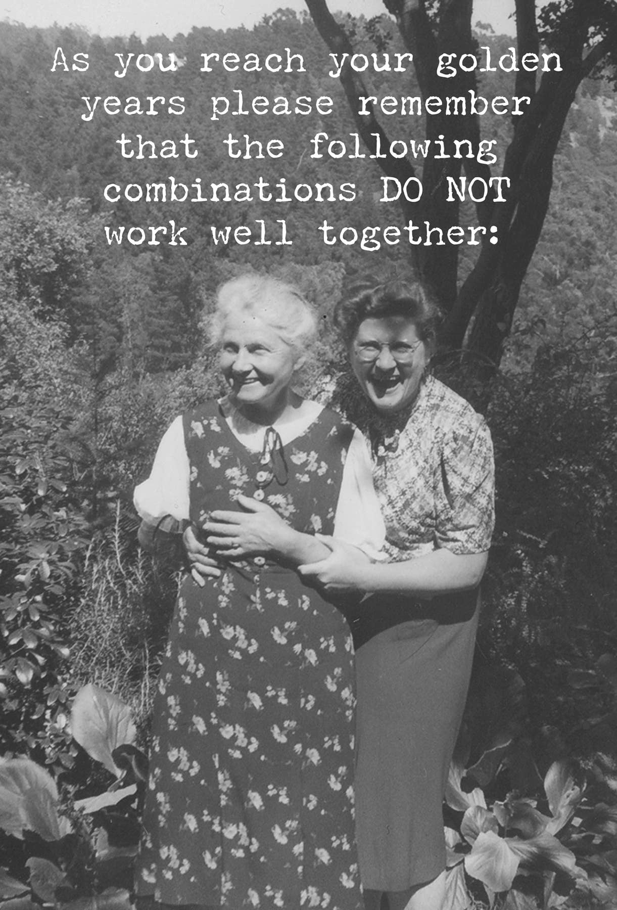 Golden Years Greeting Card