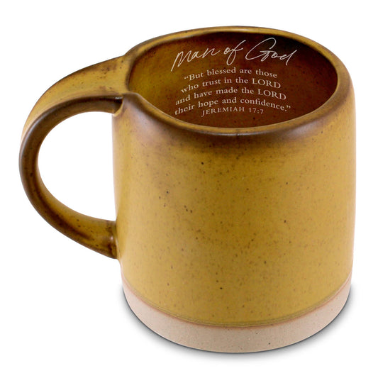 LCP Coffee Mug Man Of God Vintage Yellow