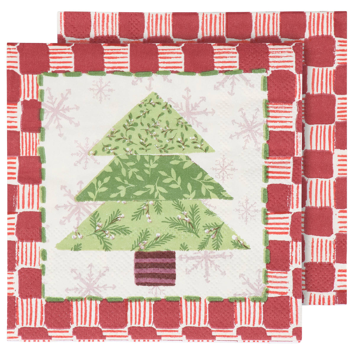 Tree Quilt Beverage Napkin