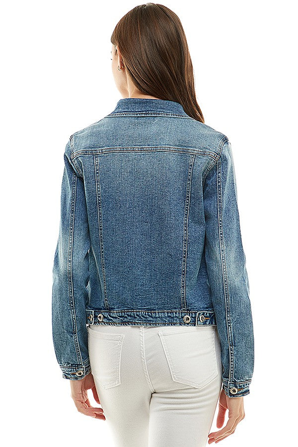Stretch Denim Jacket