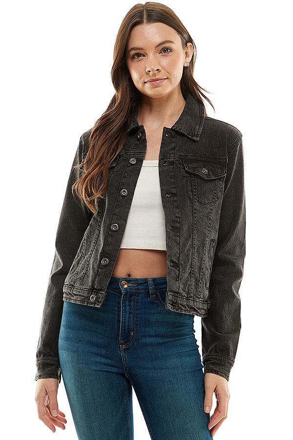 Stretch Denim Jacket