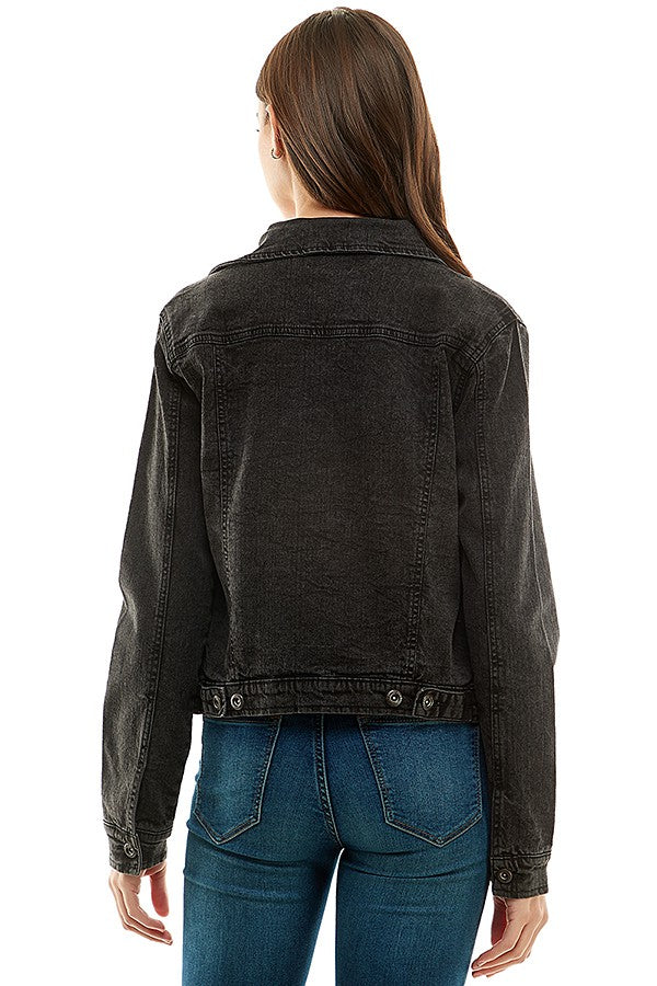 Stretch Denim Jacket