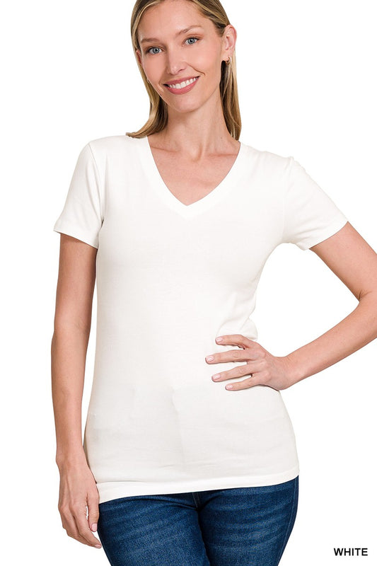Basic vneck tee