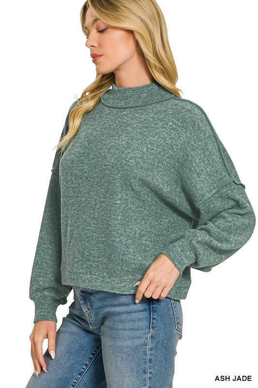 Brushed Melange Hacci Sweater