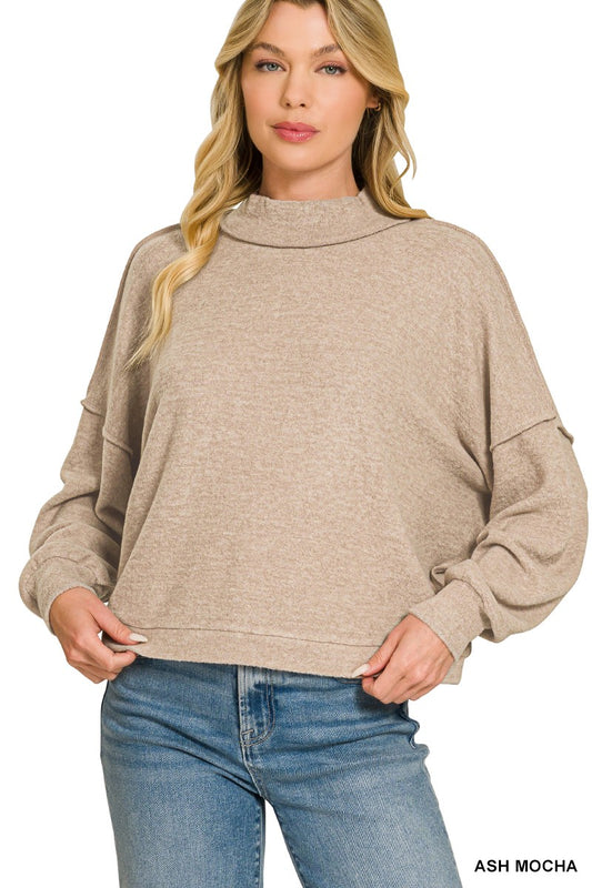 Brushed Melange Hacci Sweater