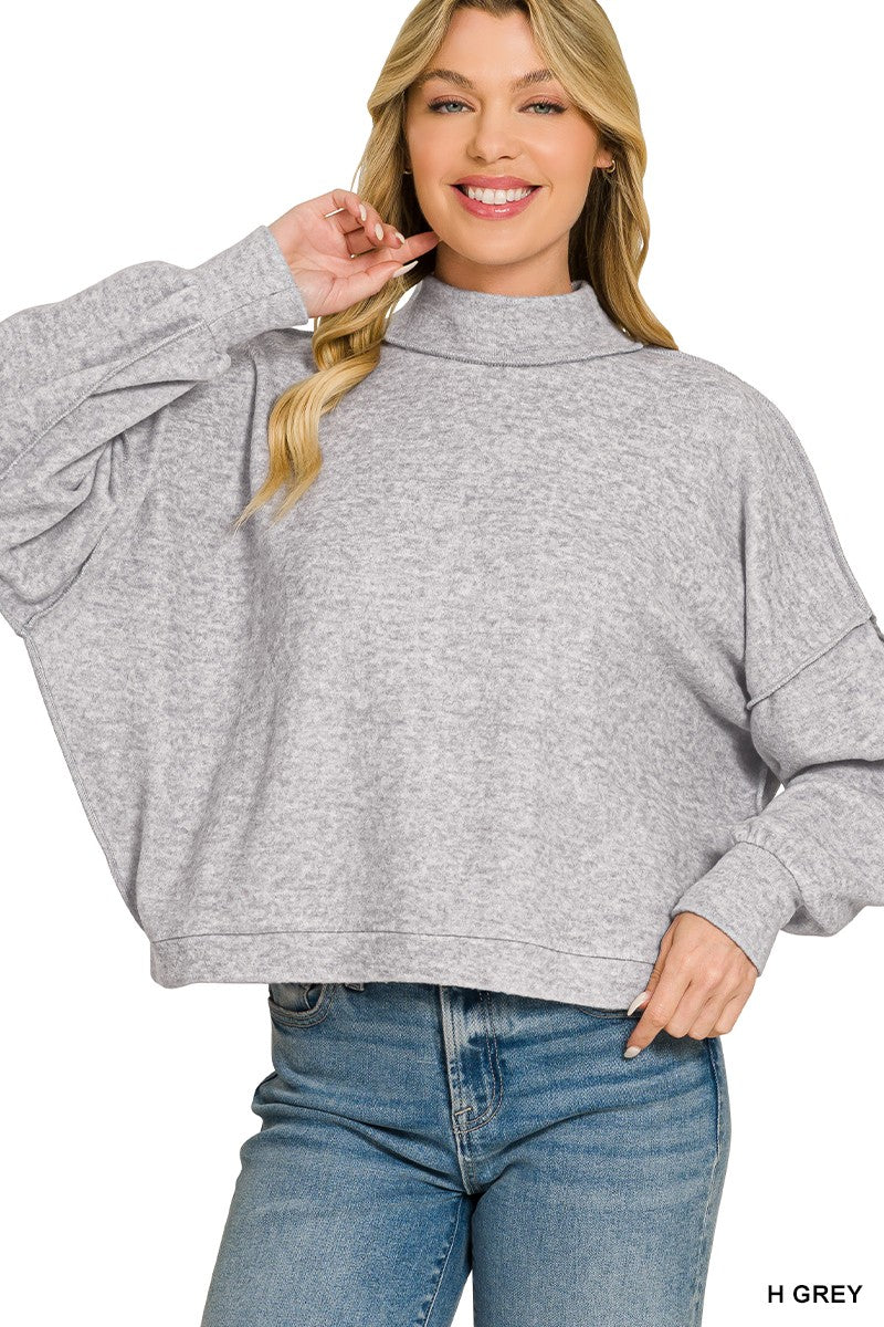 Brushed Melange Hacci Sweater