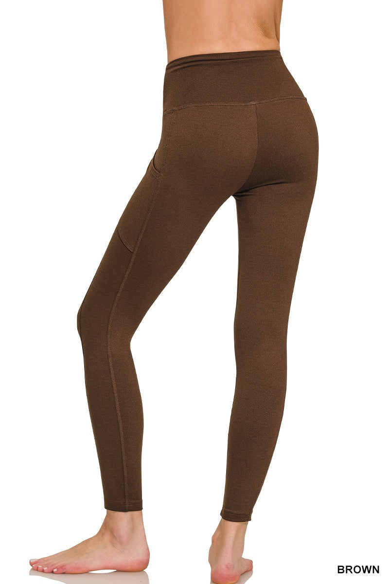 Brushed Microfiber Full Length Leggings