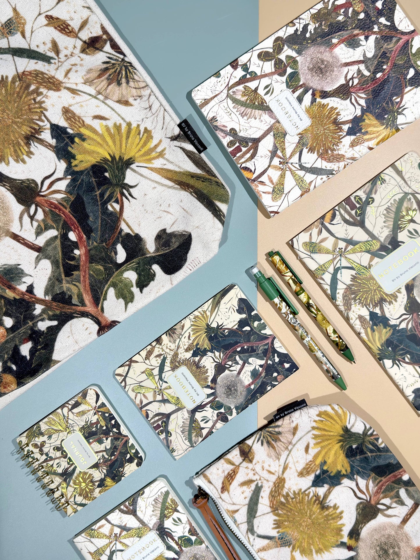 A6 Passport Notebook -  Summer Greens