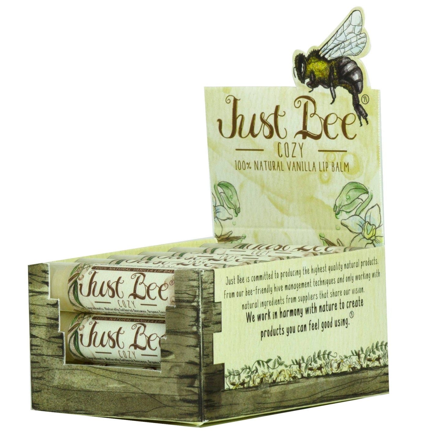Just Bee Cozy Lip Balm  - Vanilla: Vanilla
