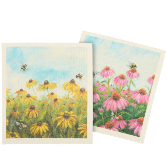 BlackEyed Susans Swedish Cloth Set